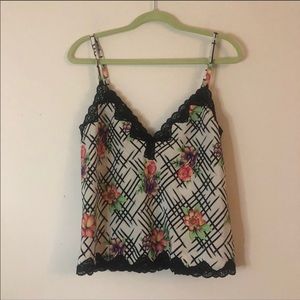 Victoria’s Secret Vintage Lace Floral Tank Top